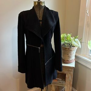 Eva Varro BARCELONA Lightweight Black Duster Coat Size Small